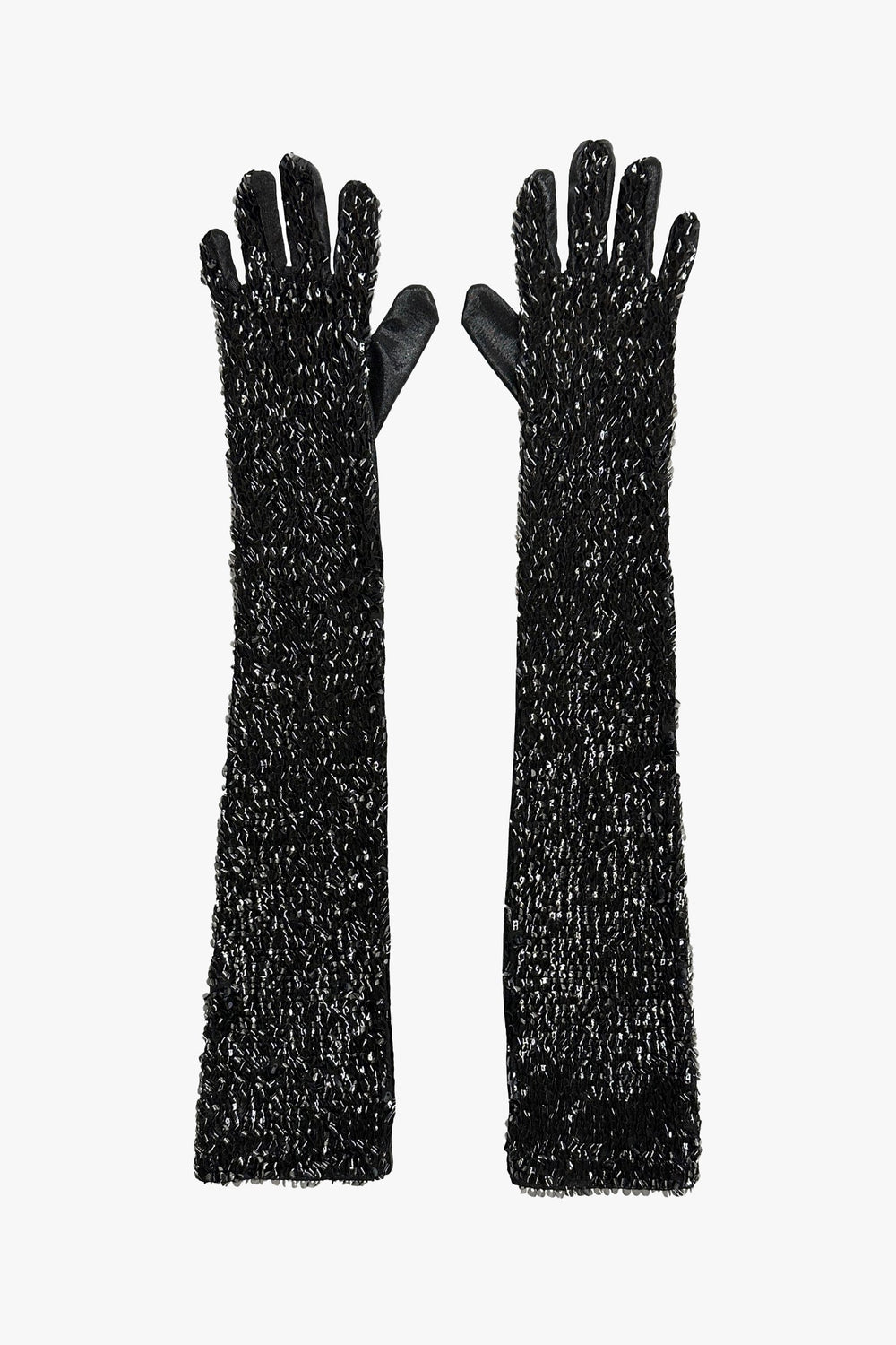 Bugle Bead Sequins Long Gloves - Anna Sui Online