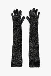 Bugle Bead Sequins Long Gloves - Anna Sui Online