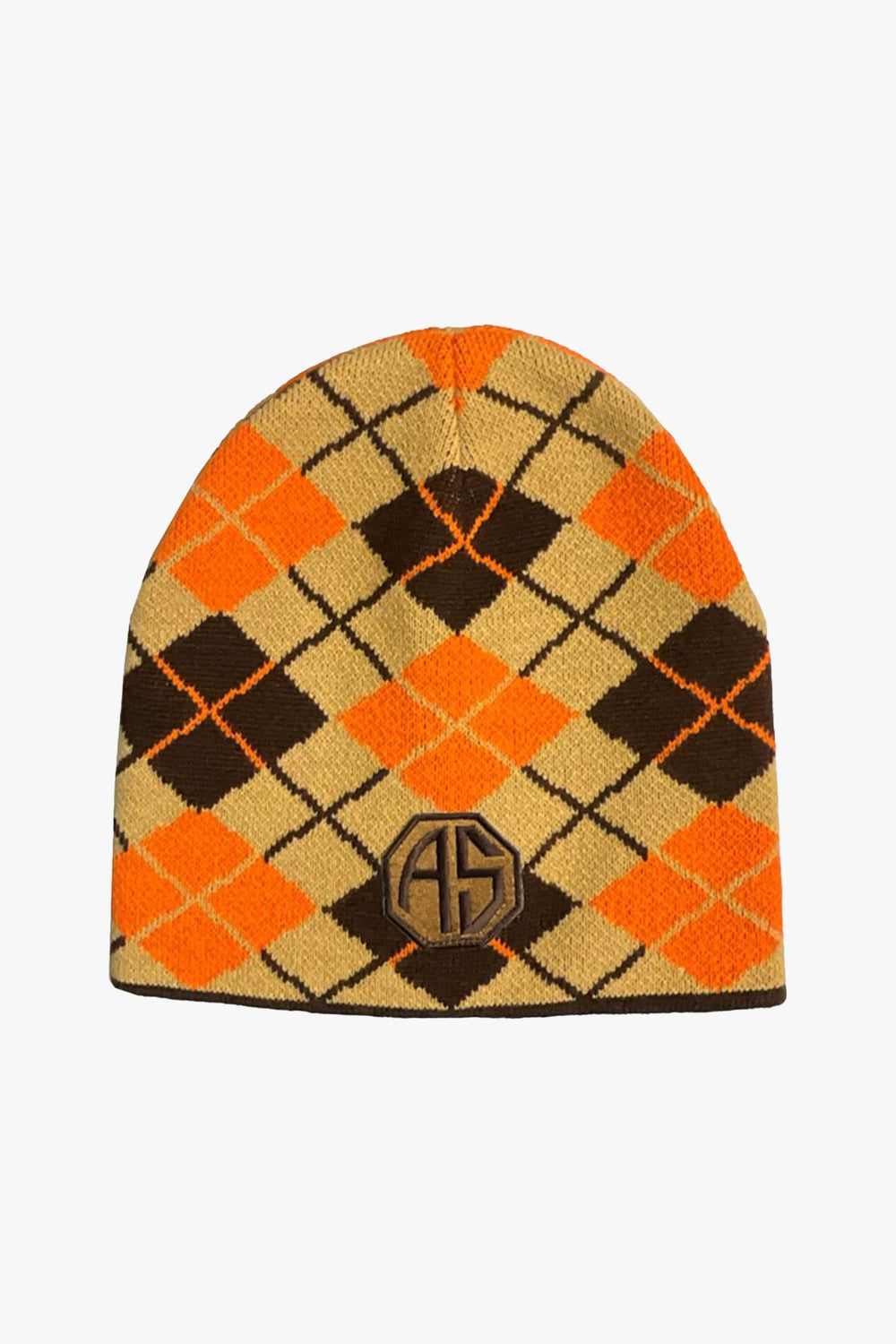 Argyle Beanie with Patch Marmalade - Anna Sui Sale