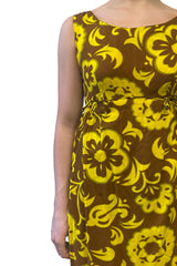 Vintage Kamani O Hawaii Floral Maxi Dress - Anna Sui US