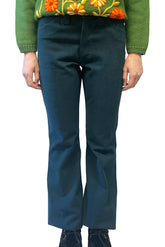 Vintage Seventies Lee Teal Flare Pants - Anna Sui Online