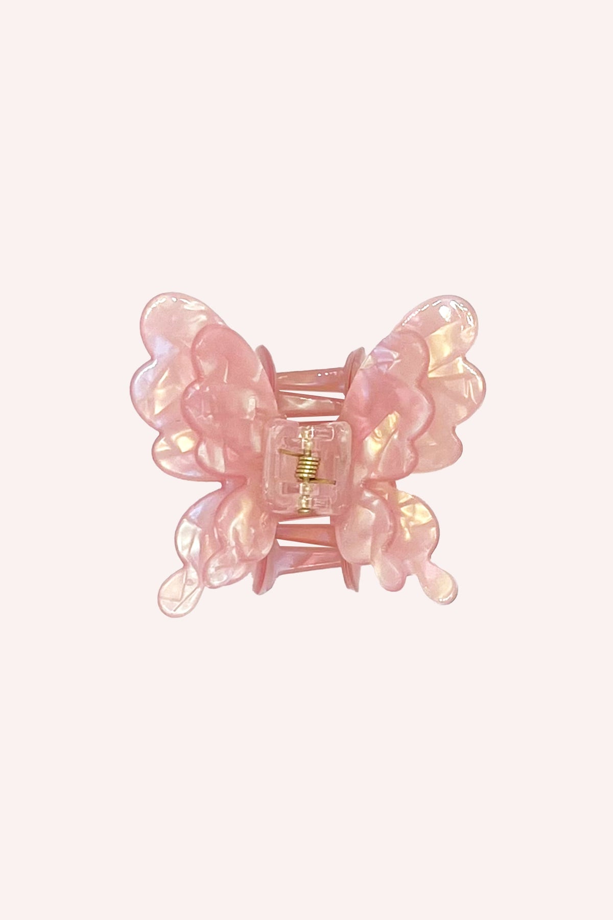 Pastel Iridescent Butterfly Jaw Clip Pink - Anna Sui Sale