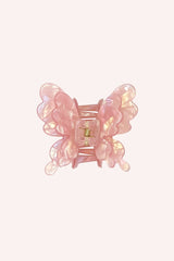 Pastel Iridescent Butterfly Jaw Clip Pink - Anna Sui Sale