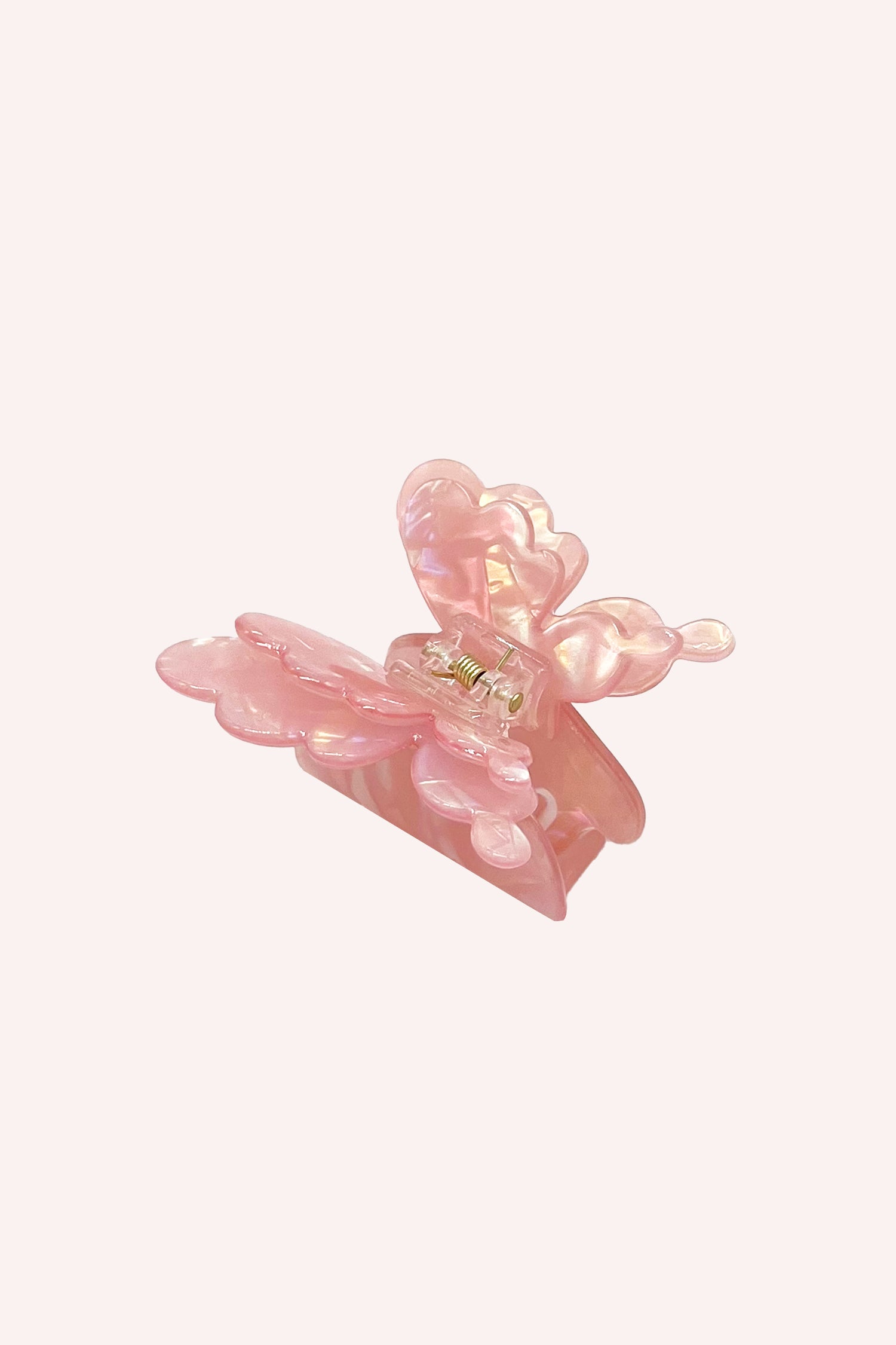 Pastel Iridescent Butterfly Jaw Clip Pink - Anna Sui Sale