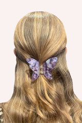 Large Gemstone Butterfly Jaw Clip - Lavender - Anna Sui US