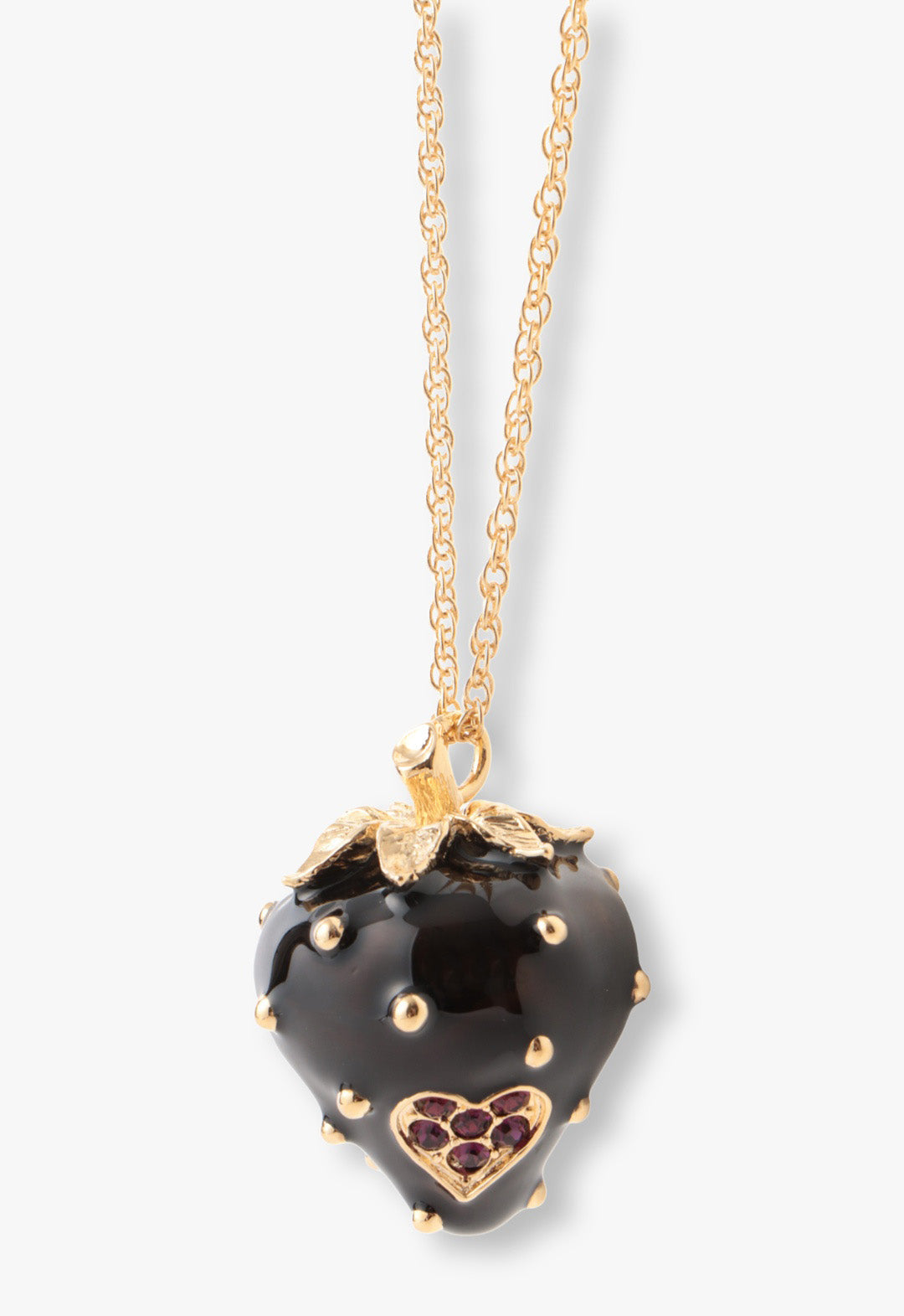 Midnight Strawberry Necklace - Anna Sui Online