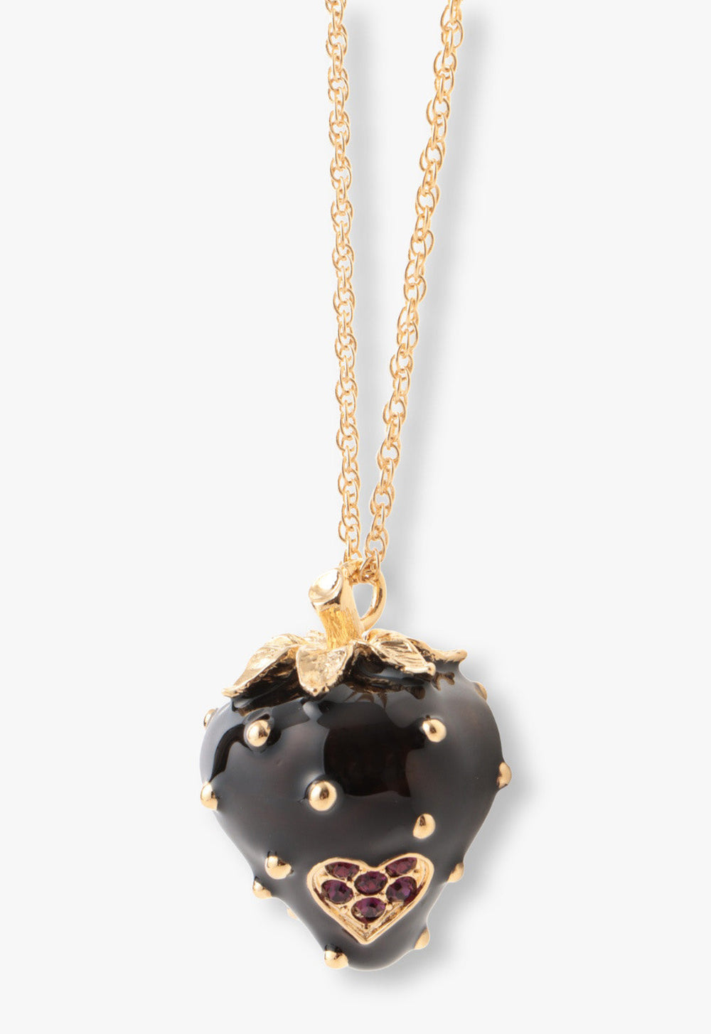 Midnight Strawberry Necklace - Anna Sui Online