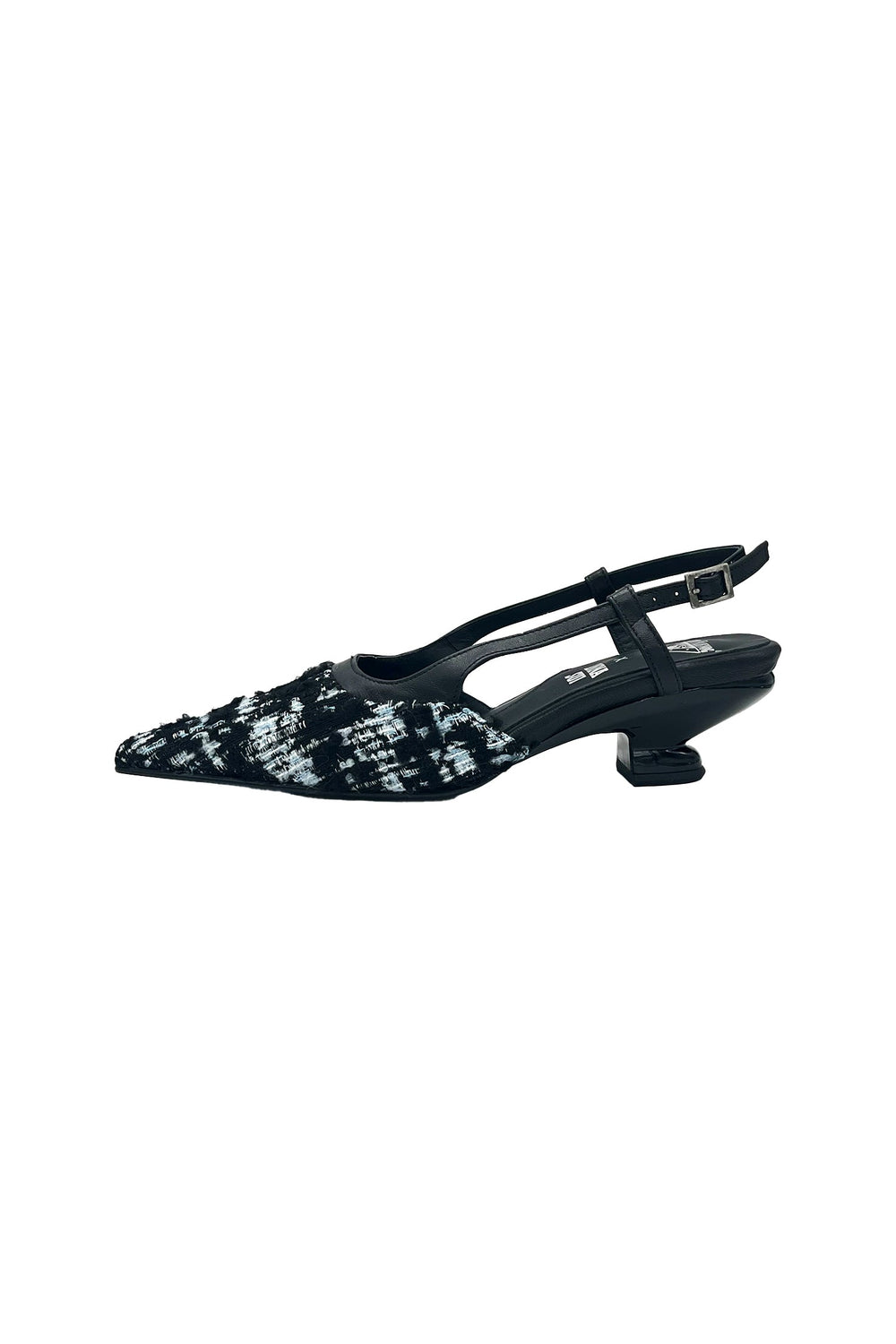John Fluevog x Anna Sui Tweed Slingback - Anna Sui Online