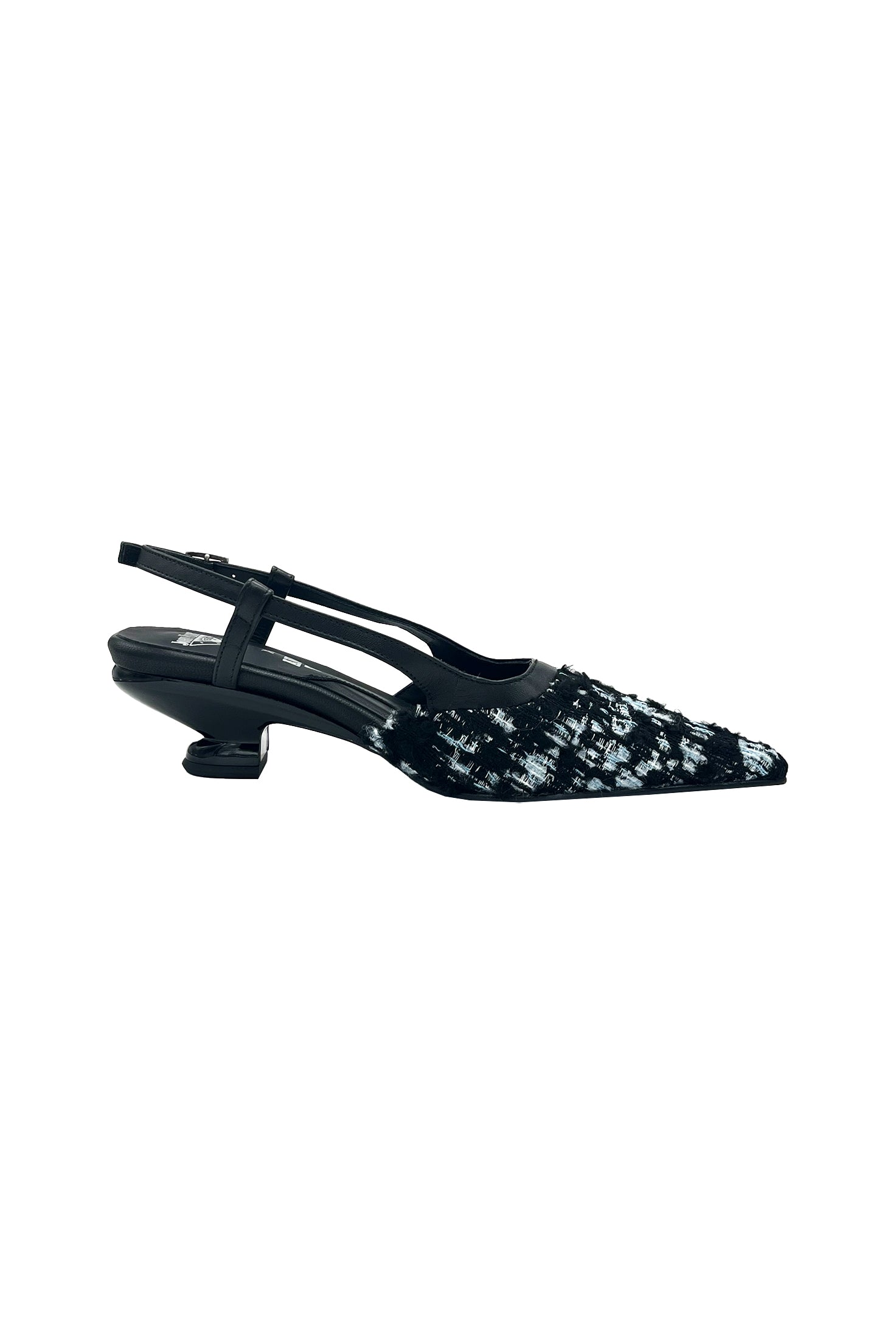 John Fluevog x Anna Sui Tweed Slingback - Anna Sui Online