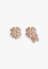 Four Leaf Clover Butterfly Earrings - Anna Sui Outlet