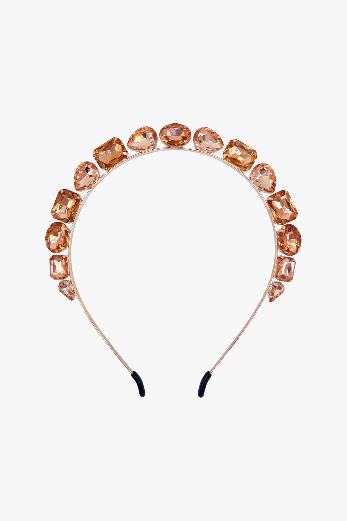 Jeweled Rose Gold Crown Headband - Anna Sui Outlet