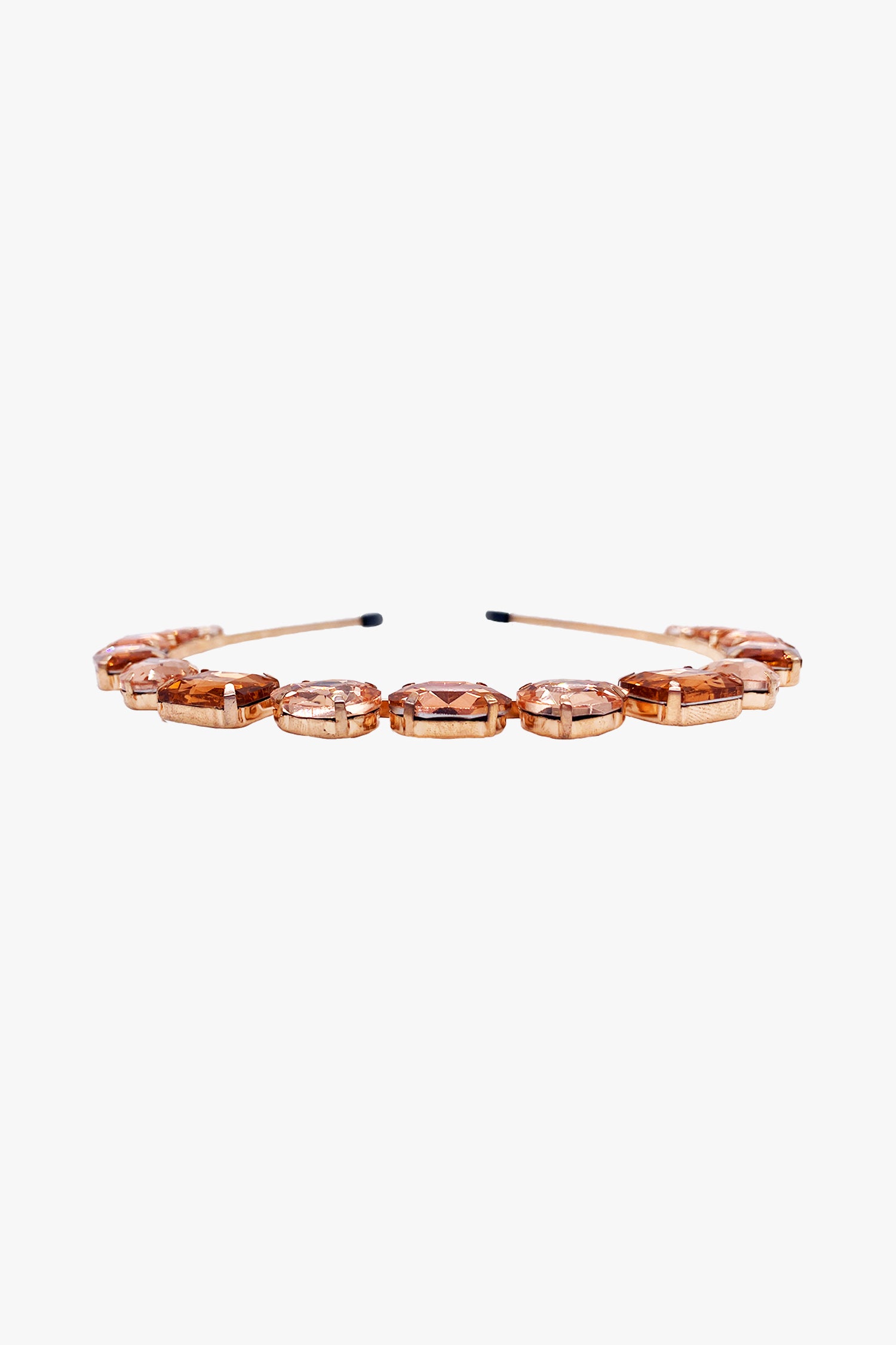Jeweled Rose Gold Crown Headband - Anna Sui Outlet