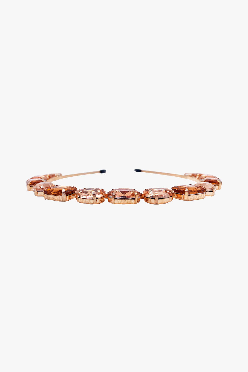Jeweled Rose Gold Crown Headband - Anna Sui Outlet
