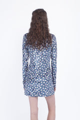 Posie Stretch Velvet Turtleneck Dress - Anna Sui Discount
