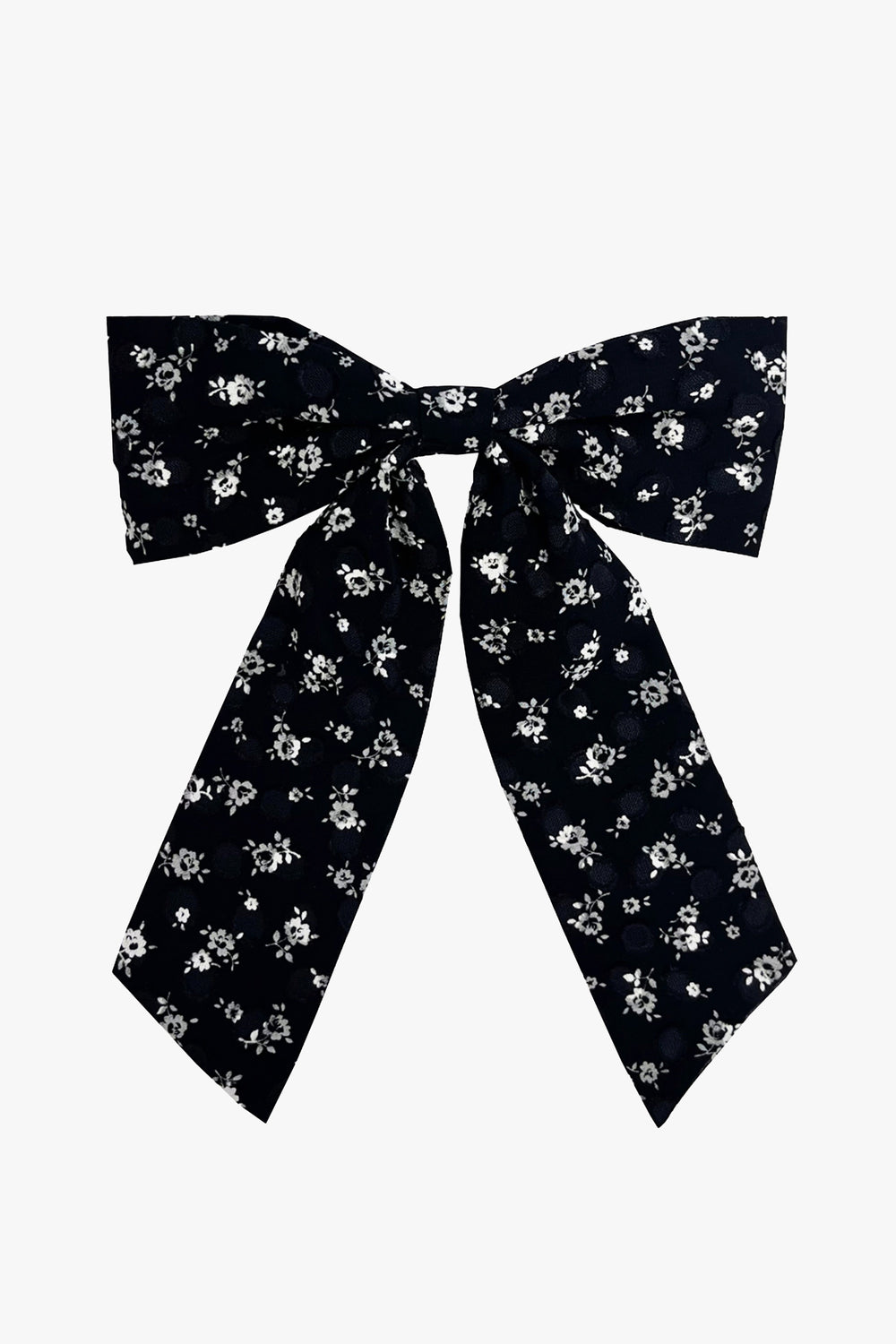 Ditsy Dot Chiffon Bow Hair Clip - Anna Sui Outlet