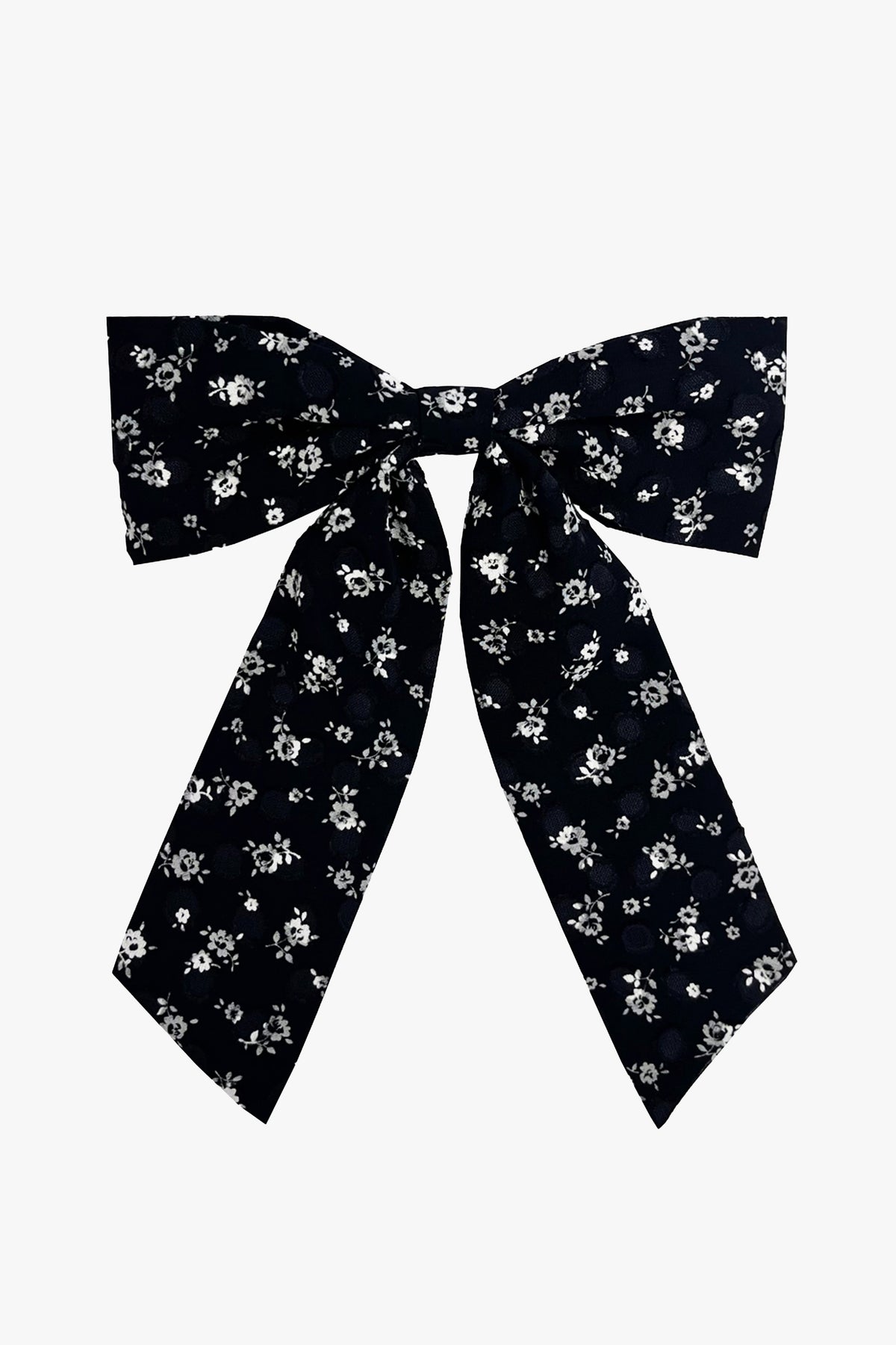 Ditsy Dot Chiffon Bow Hair Clip - Anna Sui Outlet