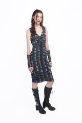 Rosetti Mesh Ruched Tie Dress - Anna Sui Discount