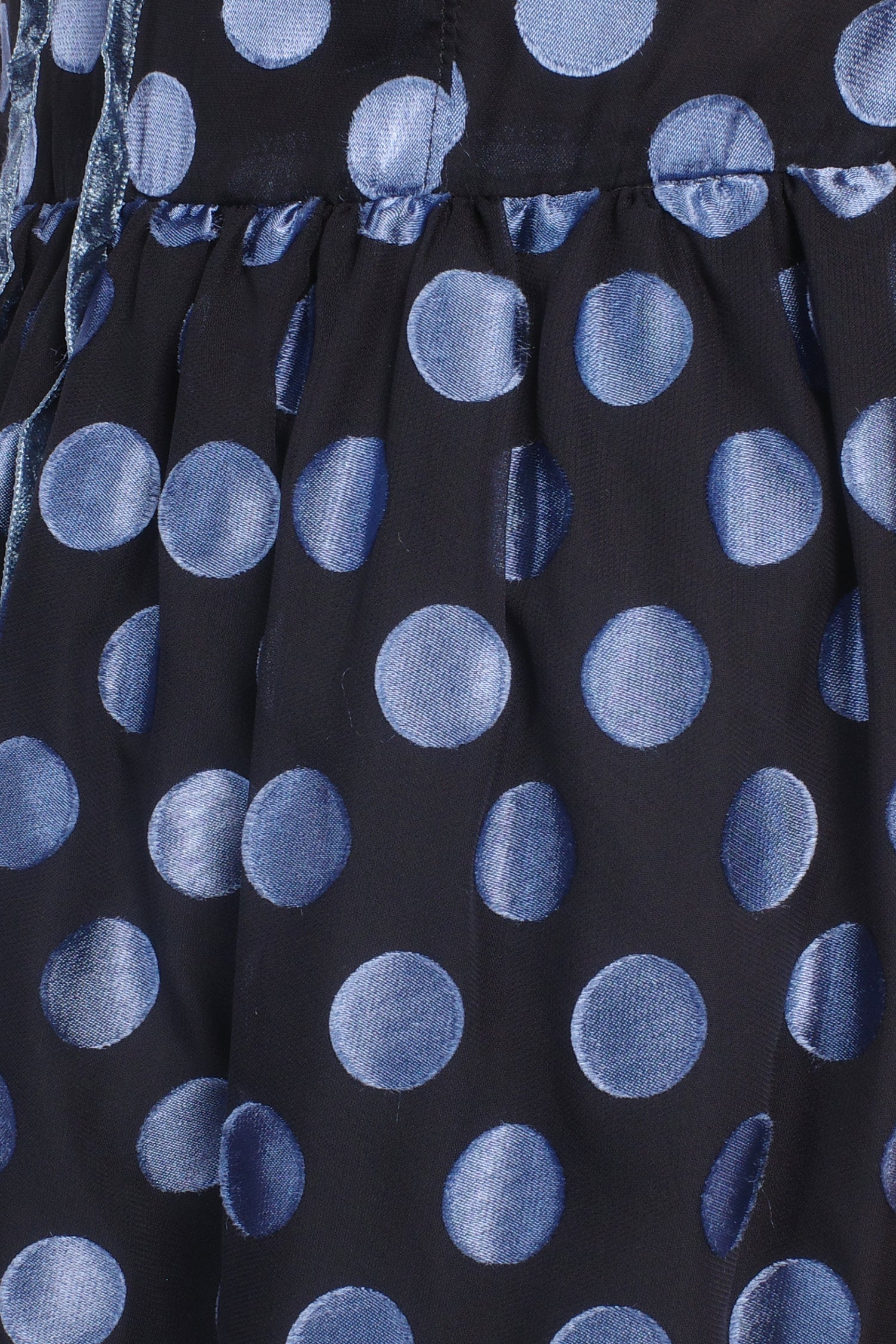 Dot Chiffon Ruffle Mini Dress - Anna Sui Discount