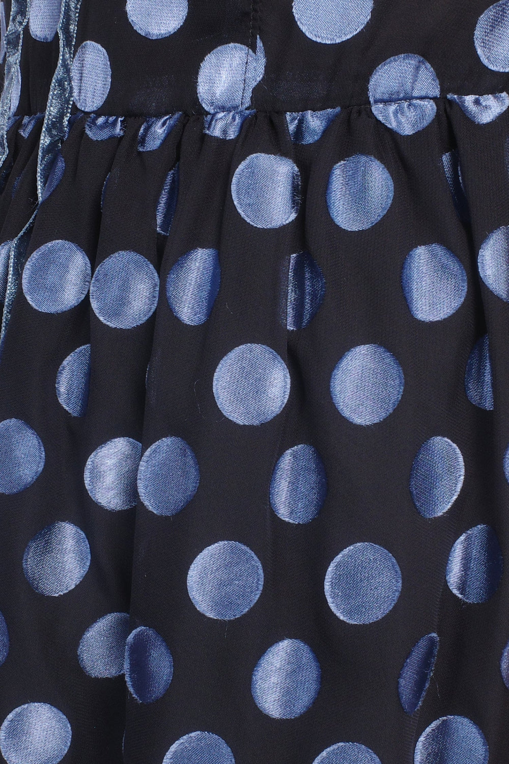 Dot Chiffon Ruffle Mini Dress - Anna Sui Discount