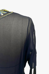 Anna Sui Silk Beaded Top - Anna Sui Outlet