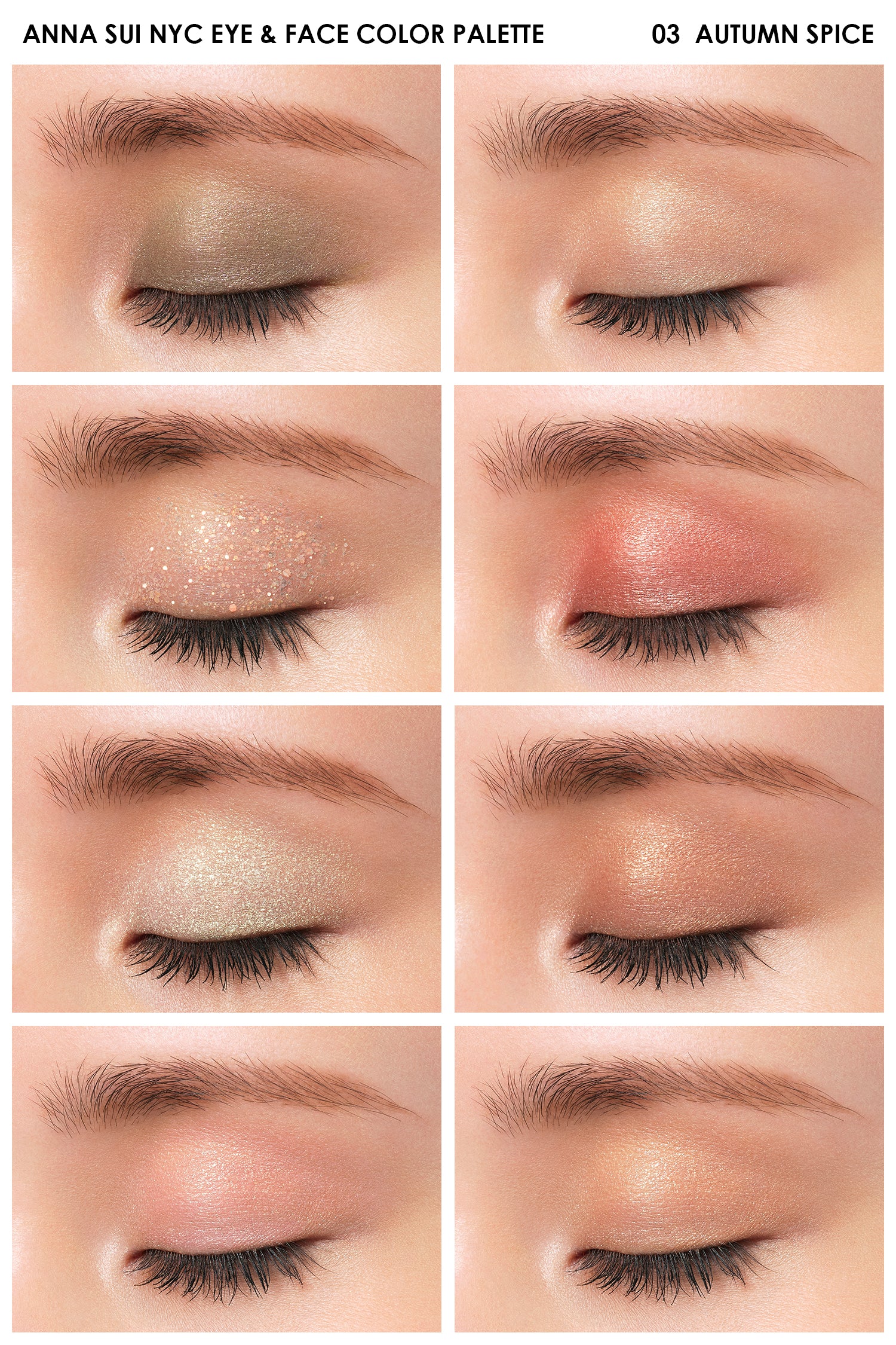 Limited Edition: Anna Sui NYC Eye & Face Color Palette - Autumn Spice - Anna Sui Discount