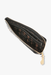 Starstruck Half-Zip Wallet - Black - Anna Sui US