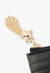 Starstruck Half-Zip Wallet - Black - Anna Sui US