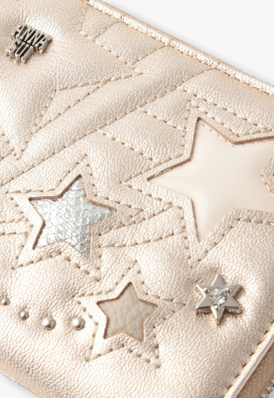 Starstruck Half-Zip Wallet - Gold - Anna Sui Discount