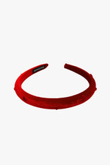 Heartfelt Velvet Headband - Red - Anna Sui Online