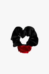 Velvet Rosette Scrunchie - Red - Anna Sui Online
