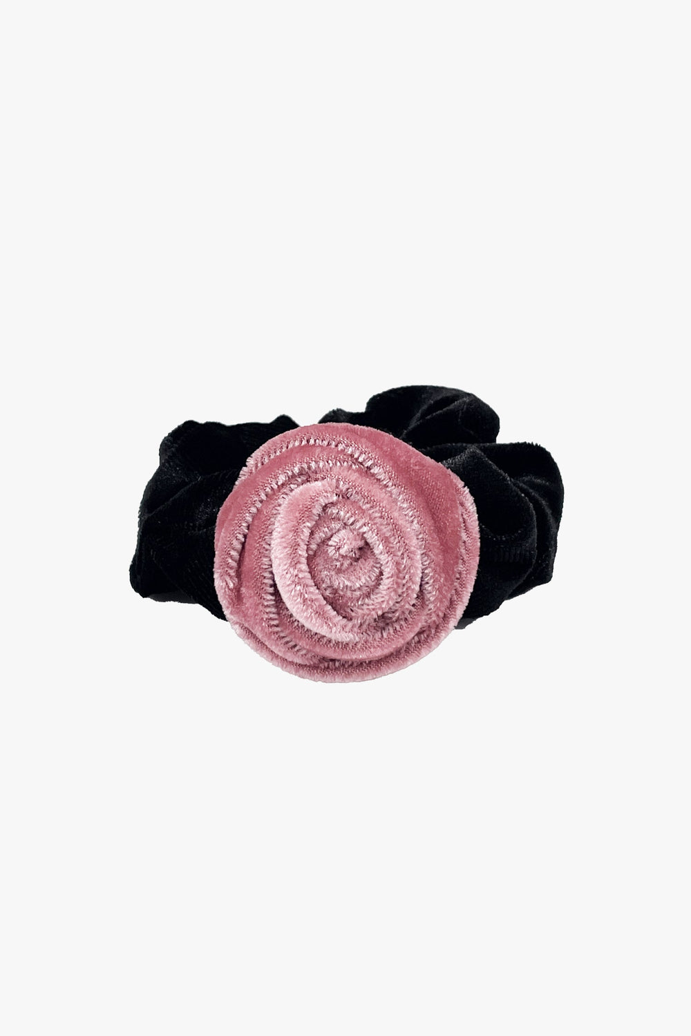 Velvet Rosette Scrunchie - Pink - Anna Sui US