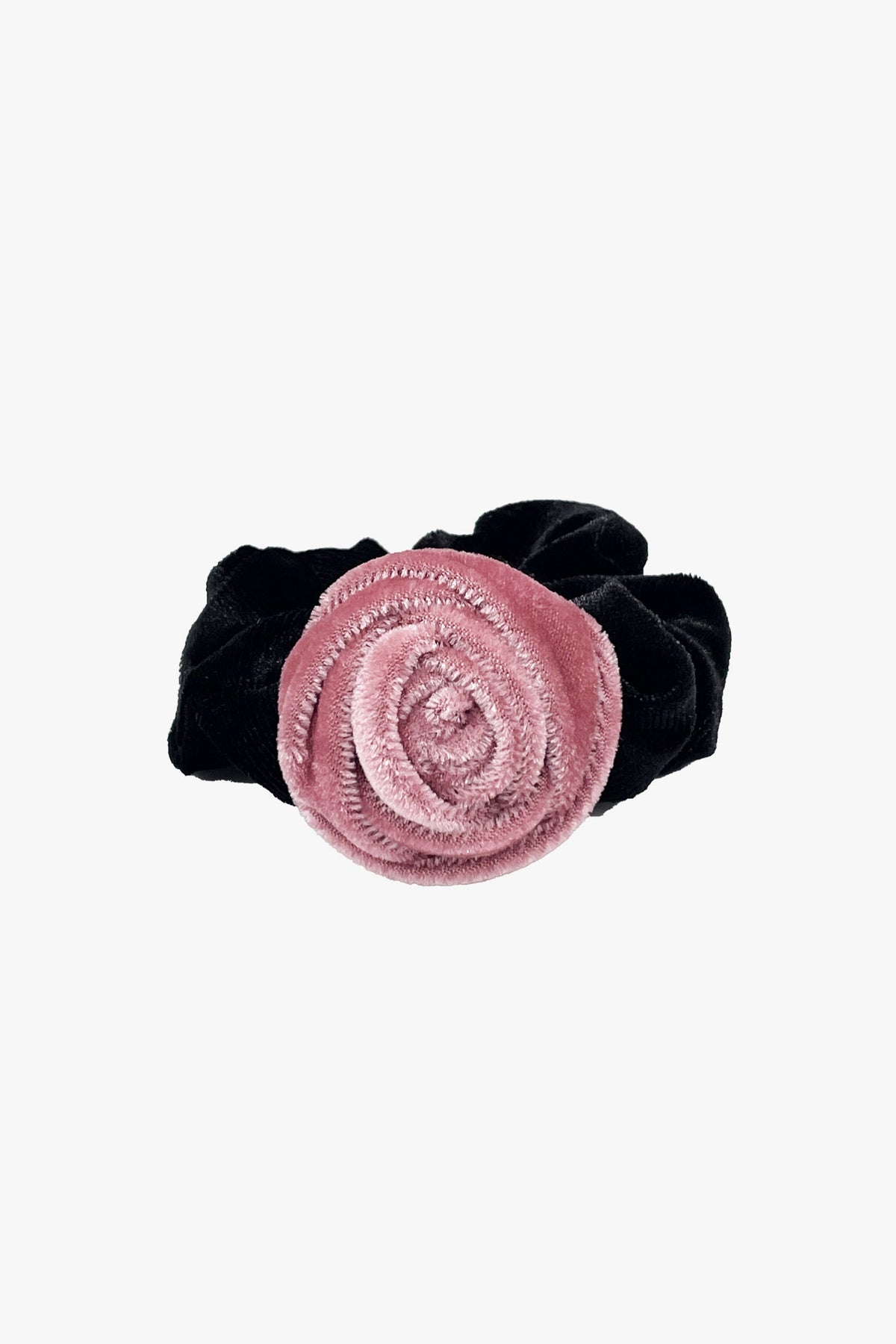 Velvet Rosette Scrunchie - Pink - Anna Sui US