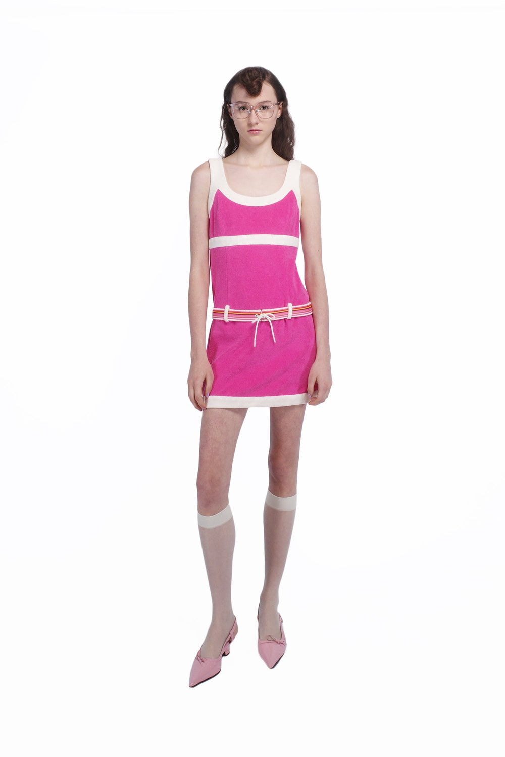 Cabana Terry Belted Dress - Anna Sui US
