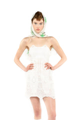 Applique Lace Combo Strapless Dress - Anna Sui Sale