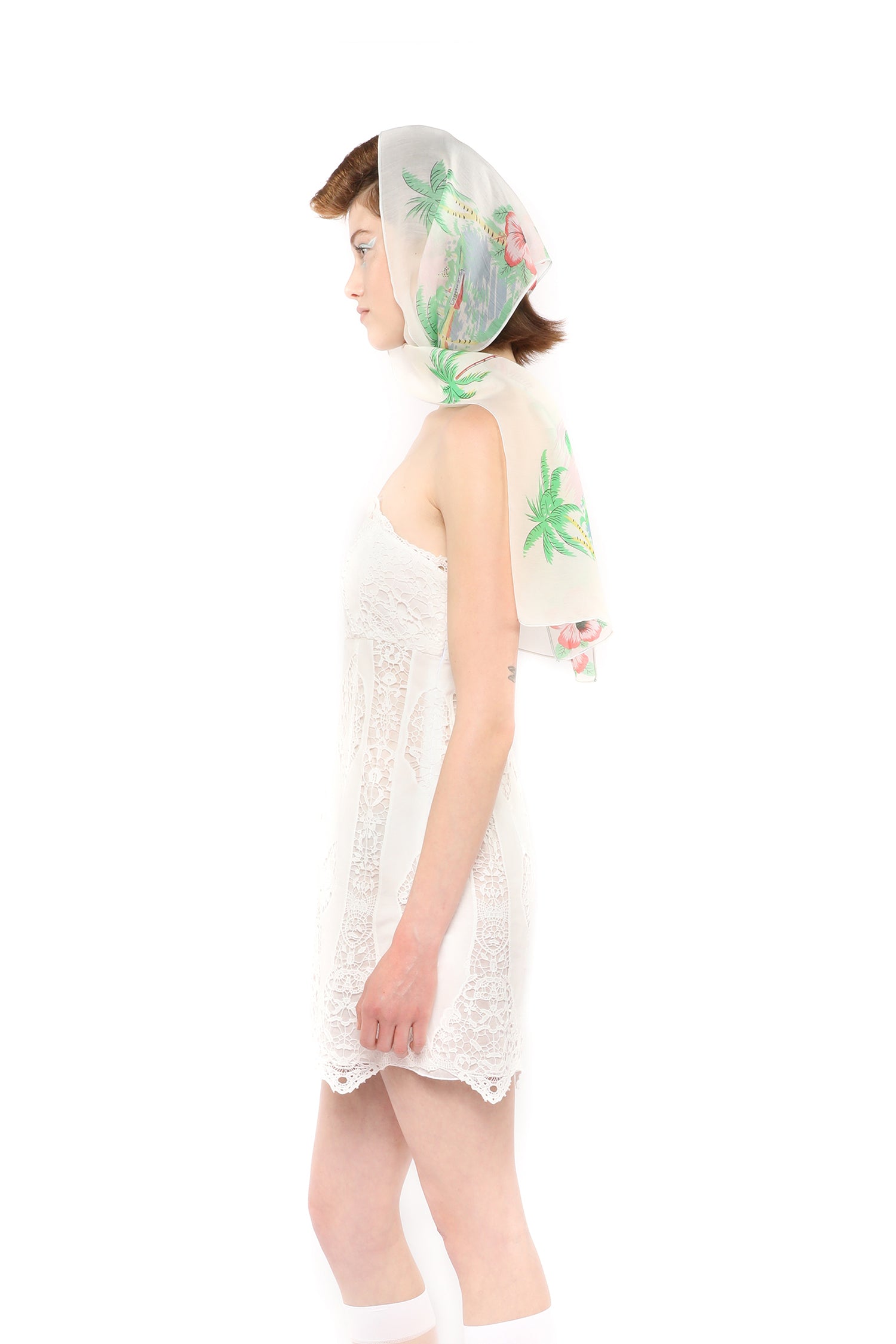 Applique Lace Combo Strapless Dress - Anna Sui Sale