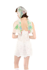 Applique Lace Combo Strapless Dress - Anna Sui Sale