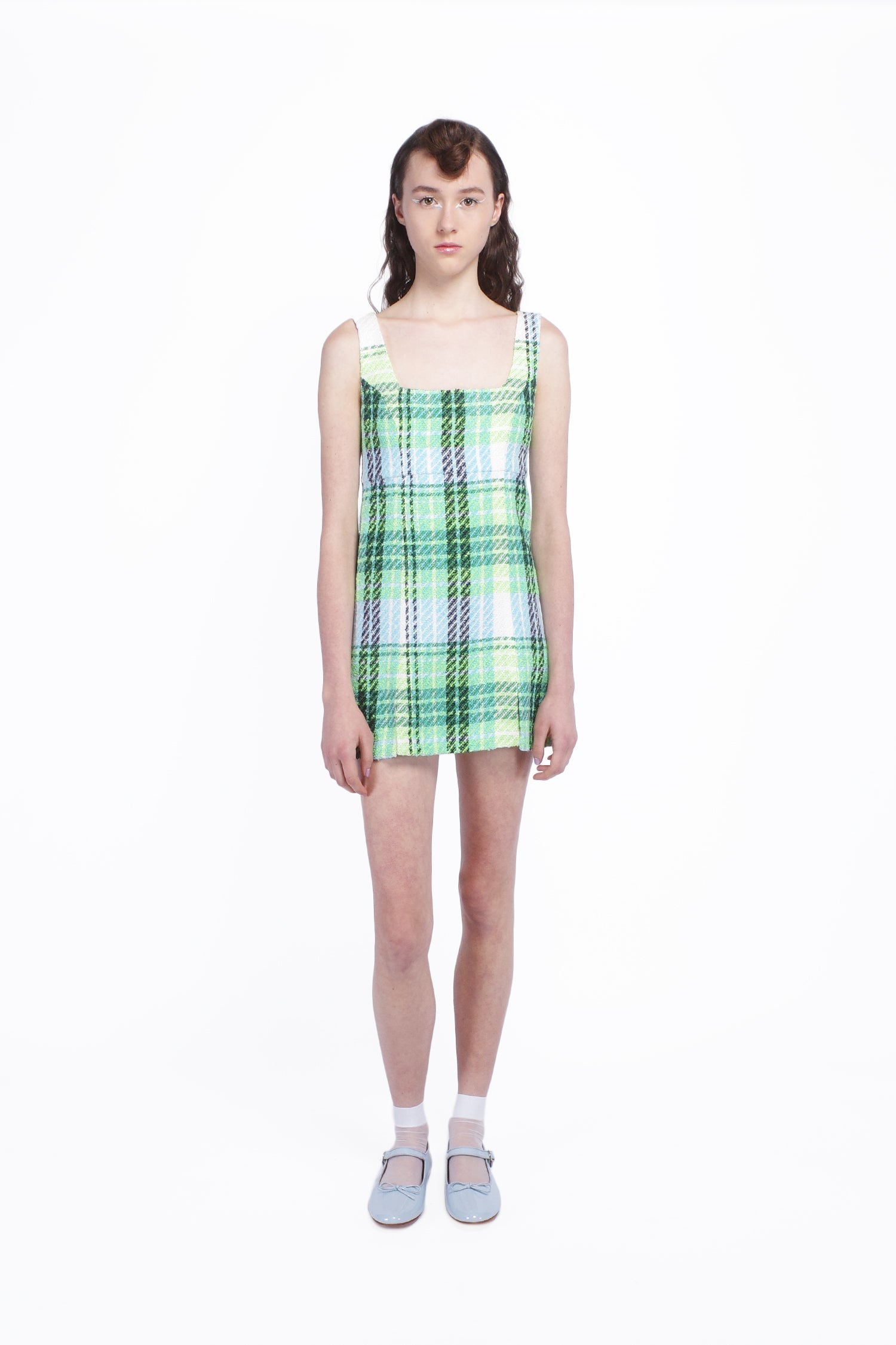 Capri Plaid Mini Dress - Anna Sui Outlet
