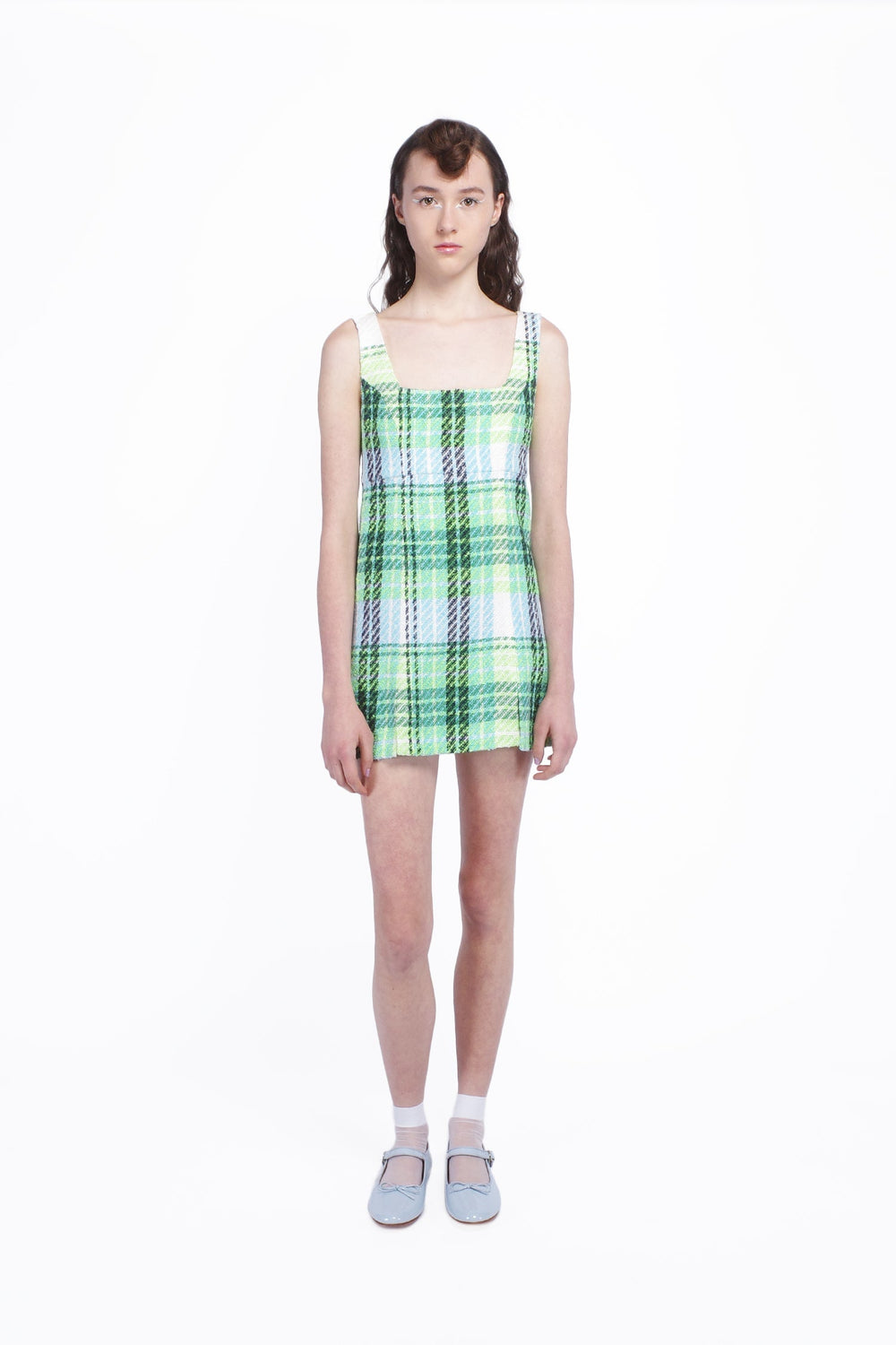 Capri Plaid Mini Dress - Anna Sui Outlet