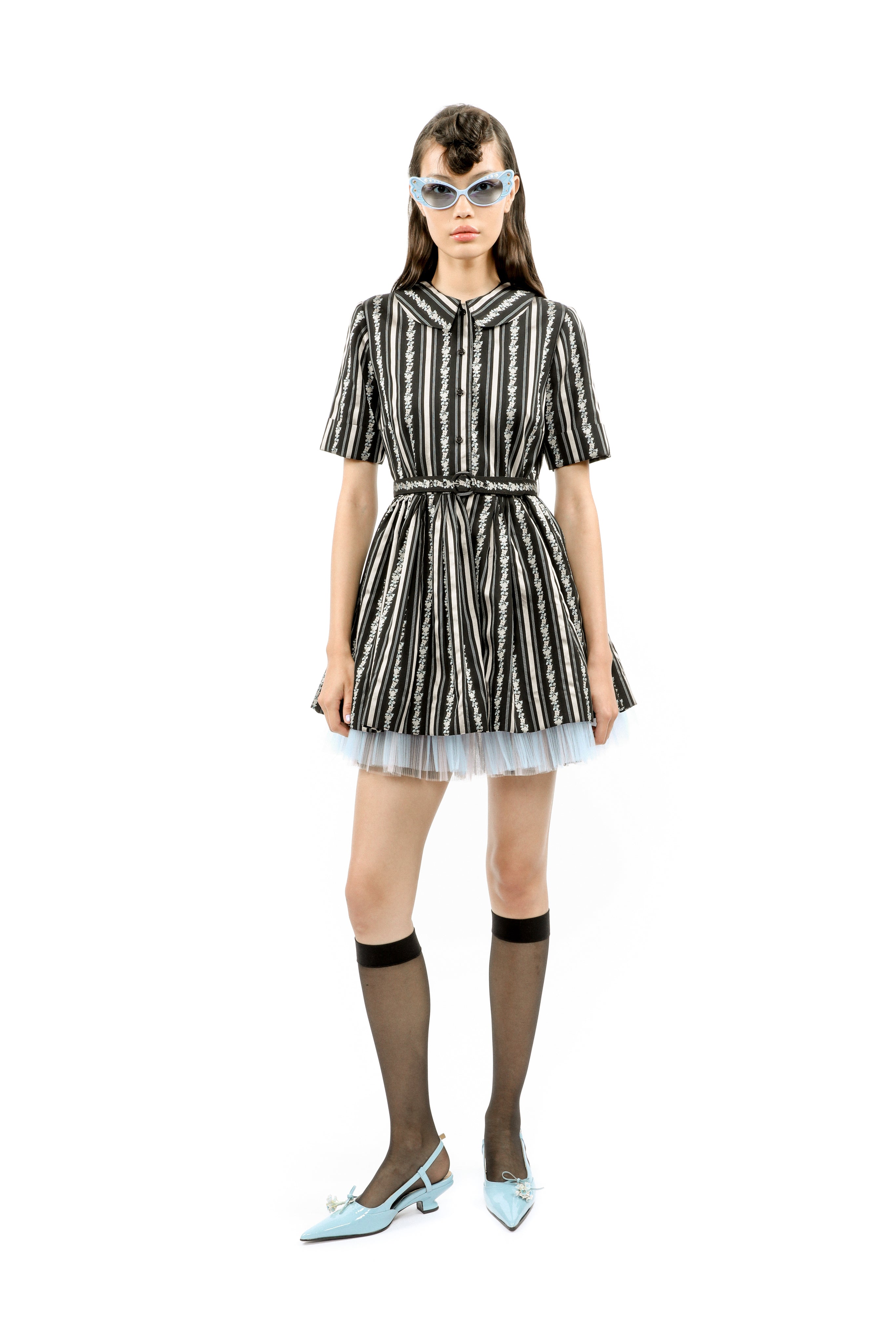 Ribbon Roses Belted Mini Dress - Anna Sui Sale