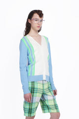 Amalfi Knit Cardigan - Baby Blue - Anna Sui Discount