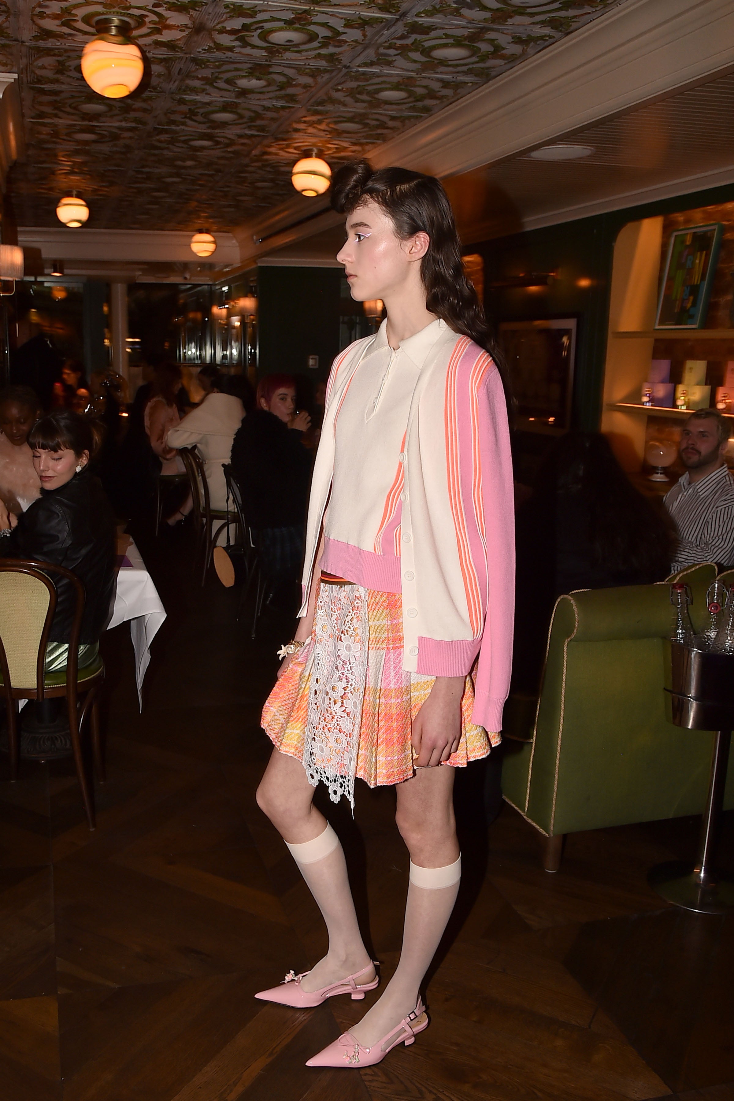 Amalfi Knit Cardigan - Pink Multi - Anna Sui US