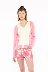Amalfi Knit Cardigan - Pink Multi - Anna Sui US