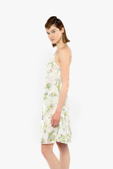Rosies Posies Chiffon Romantic Lace Slip Dress - Anna Sui Outlet