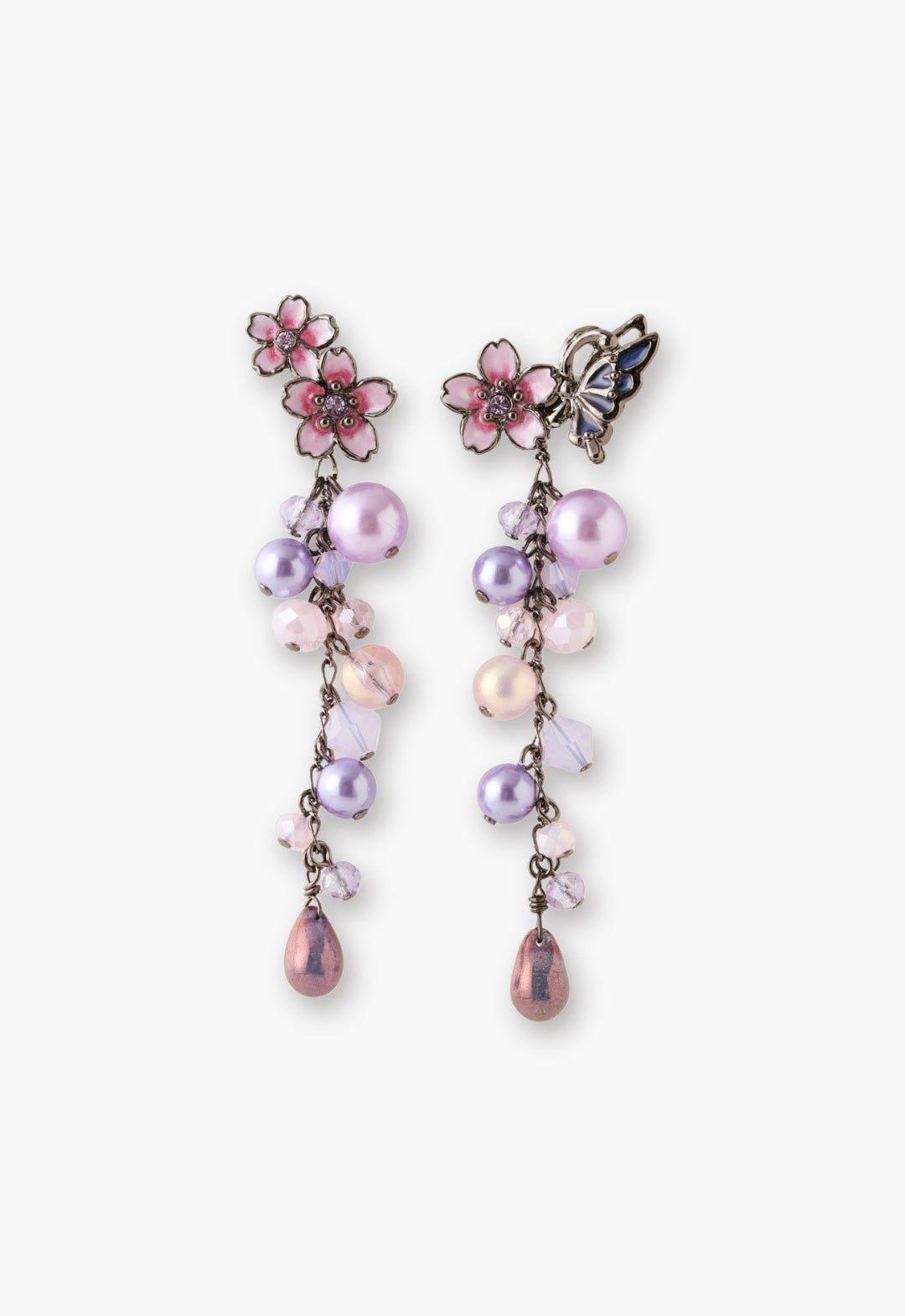 Cherry Blossom & Butterfly Dream Earrings - Anna Sui Sale