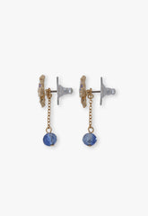 Aqua & Lavender Butterfly Earrings - Anna Sui US