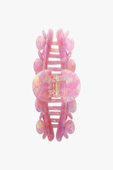 Gemstone Blossom Large Jaw Clip - Pink - Anna Sui Discount