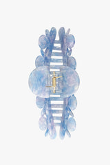 Gemstone Blossom Large Jaw Clip - Blue - Anna Sui Online