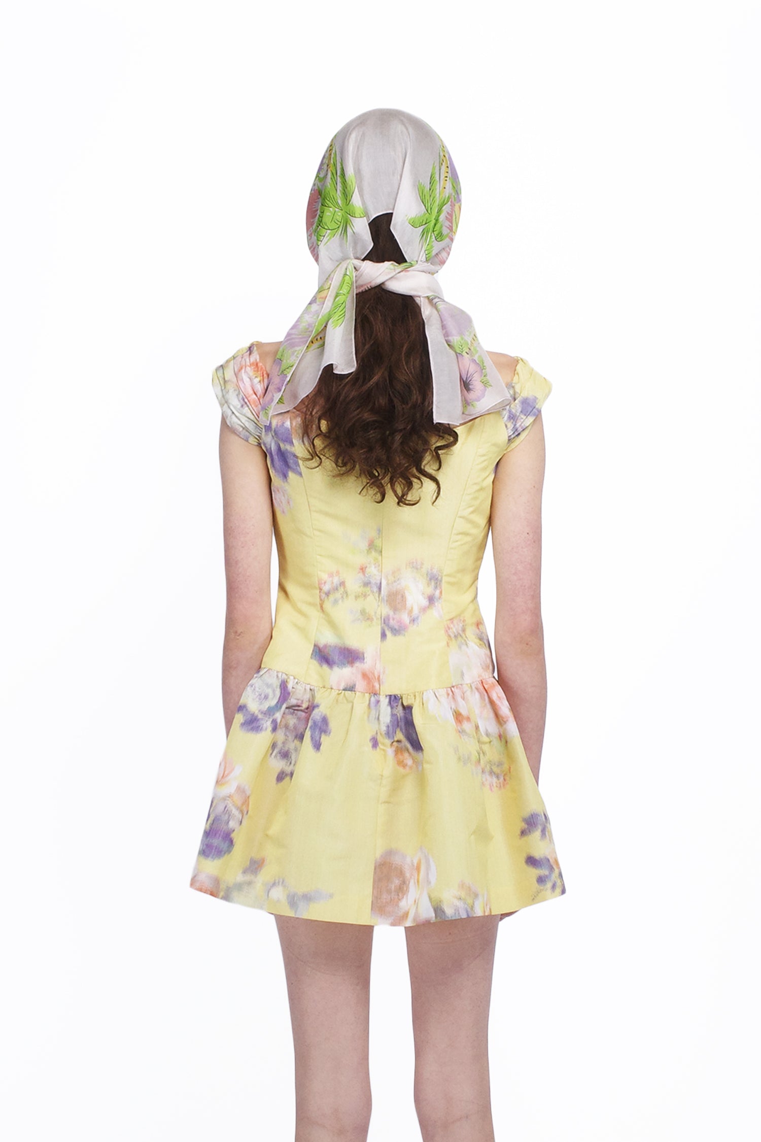 Cabbage Rose Taffeta Sweetheart Dress - Anna Sui Discount