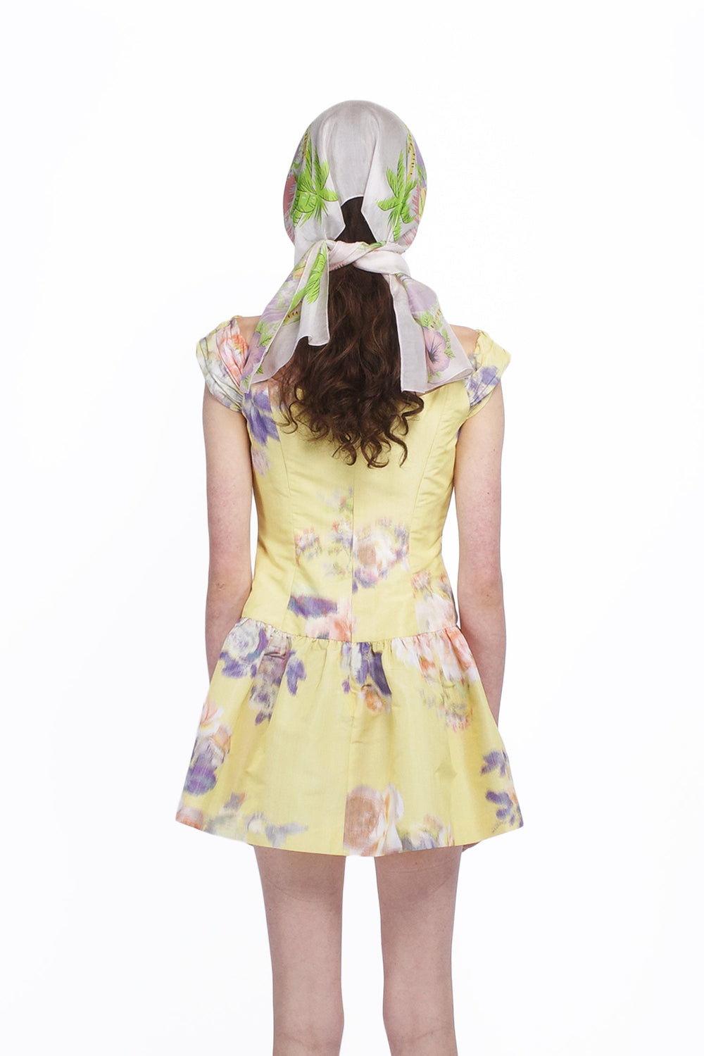 Cabbage Rose Taffeta Sweetheart Dress - Anna Sui Discount