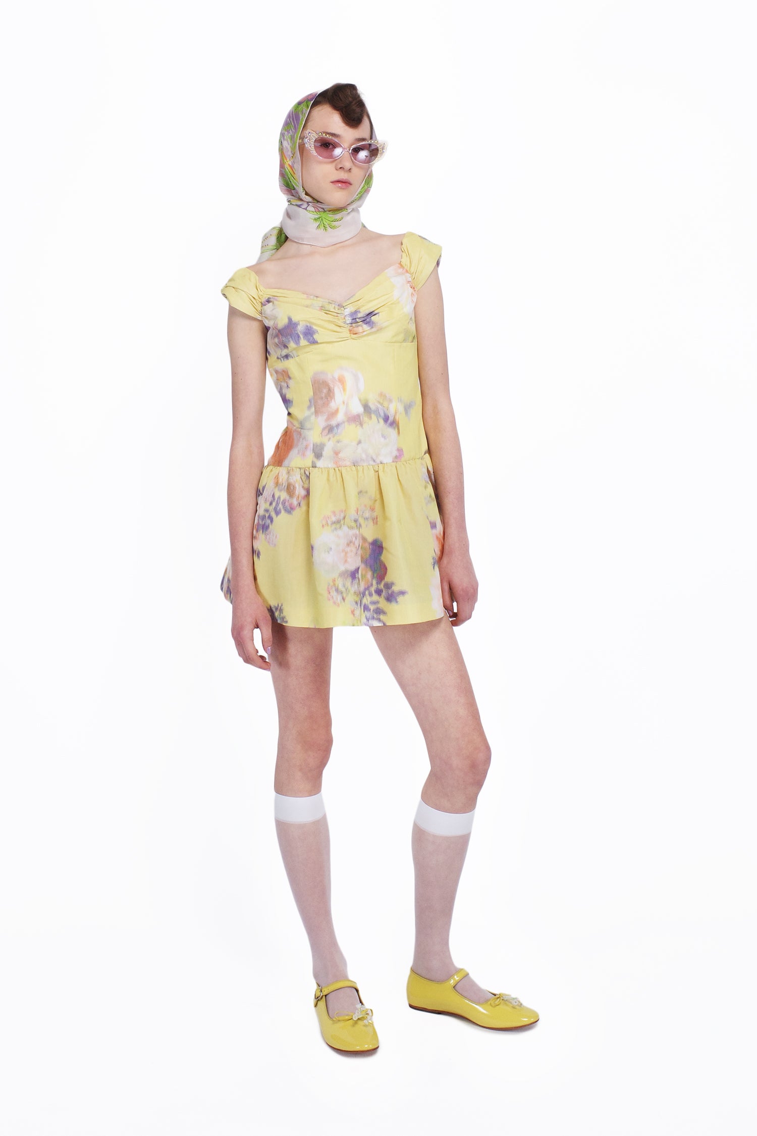 Cabbage Rose Taffeta Sweetheart Dress - Anna Sui Discount